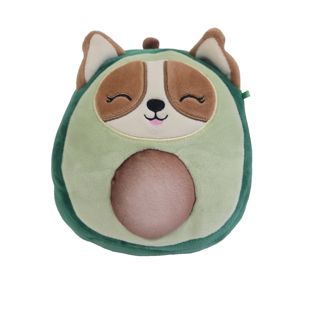 Squishmallow Regina Corgi Dog In Avocado Outfit 7.5" Plush Kelly Toy